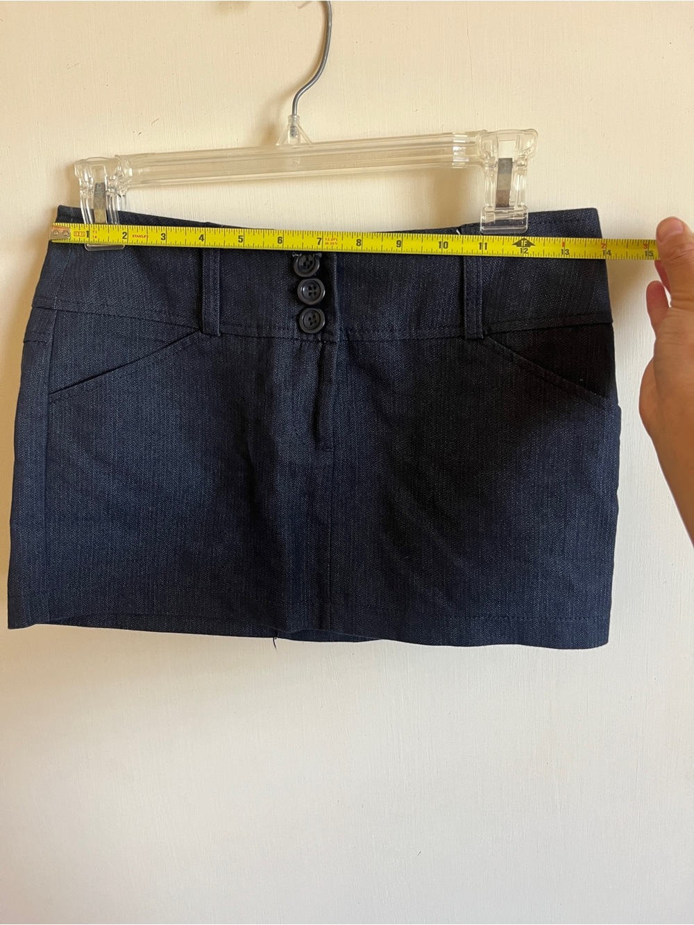 Vintage Y2K papaya mini skirt